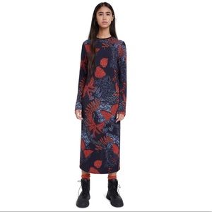 NEW Desigual Knit Floral David Dress, Size S